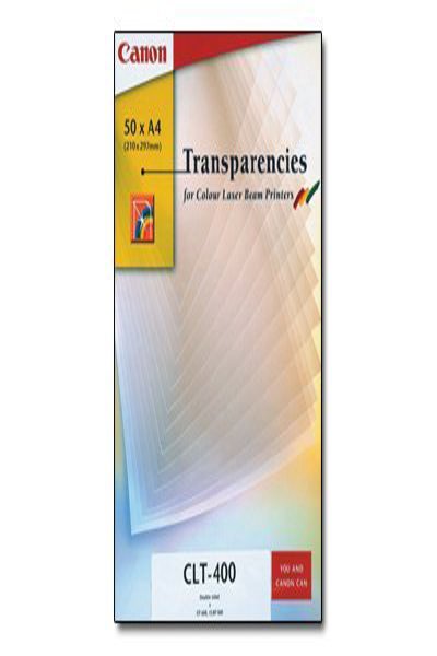 Canon CLBP-400/460PS LBP-2040/250 FILM TRANSPARENT A4 50 FEUILLES 5919A001 - Feuille - A4