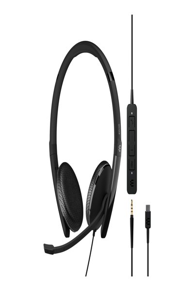 EPOS SENNHEISER ADAPT 165 USB-C II Stereo Headset USB-C inkl. 3,5mm Klinkenstecker Inline Call Control - Audio - Stereo - 1000920