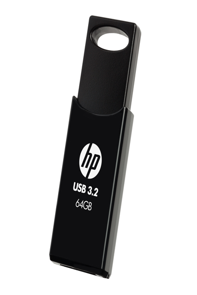 HP 64GB 712w Black USB 3.2 Flash Drive - HPFD712B-A-64