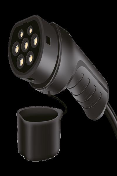 LogiLink EV Laddningskabel Typ 2 Open End 3P 16A 11kW 5m - EVC0132