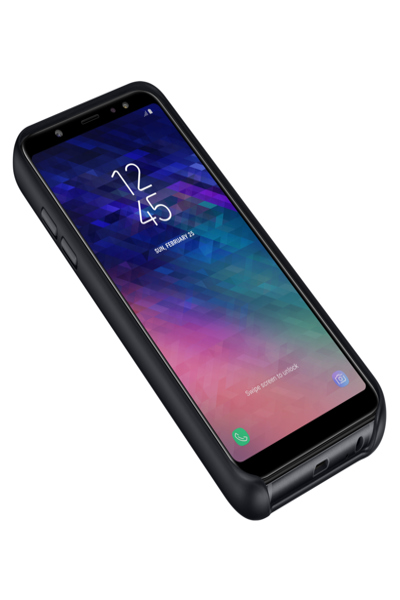 Samsung EF-PA605 - Cover - Samsung - Galaxy A6+ - 15.2 cm (6") - Black - EF-PA605CBEGWW