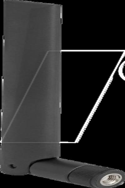 Delock-antenn - RP-SMA-kontakt, med lutningskoppling, Wi-Fi 6E - 89078