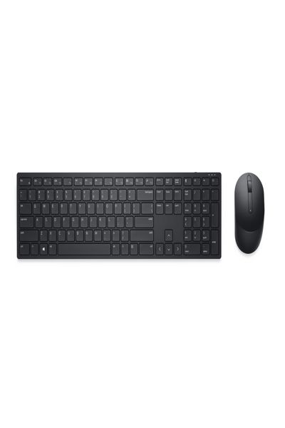Dell KM5221W - Full-size (100%) - Wireless - RF Wireless - AZERTY - Black - Mouse included - KM5221WBKB-BEL