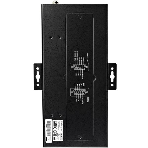 StarTech 8 Port Industrial USB to RS232/ 422/ 485 Serial Adapter - 15kv ESD Protection - USB to Serial Adapter - Serial Adapter - USB 2.0 - RS-232/422/485 x 8 - Black - ICUSB234858I
