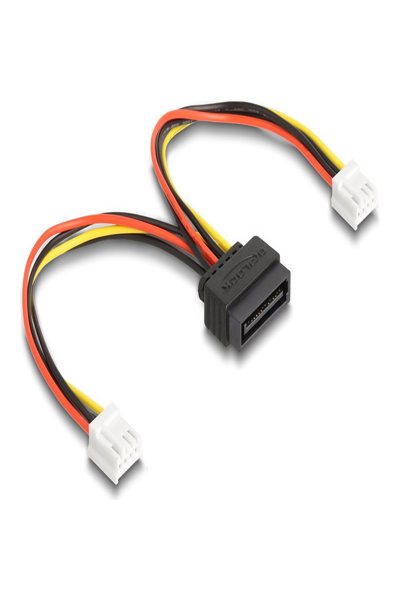 Delock Power adapter - SATA power (M) to 4 PIN mini-power connector (F) - 66611