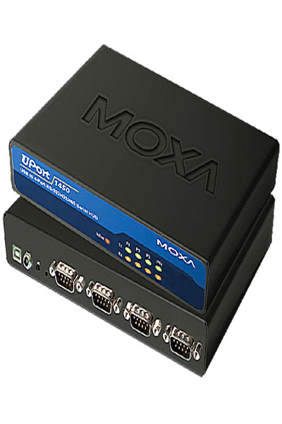 Moxa USB-to-Serial Hub EU Plug RS-232/422/485 - Hub - Fiber Optic - 42105