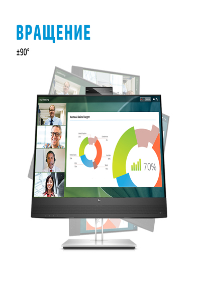 HP E24MV G4 Conferencing Monitor: 24-inch (60.5 cm) conferencing monitor. - 169L0E9#ABU