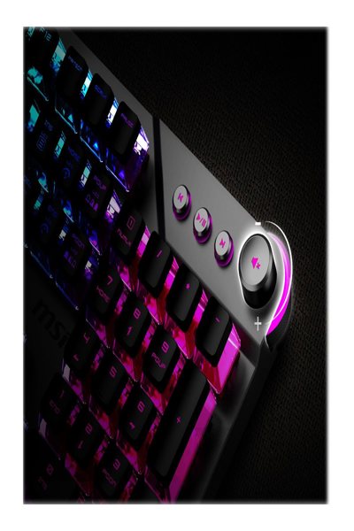 MSI Vigor GK-71 Sonic Red Keyboard QWERTZ - S11-04DE232-CLA