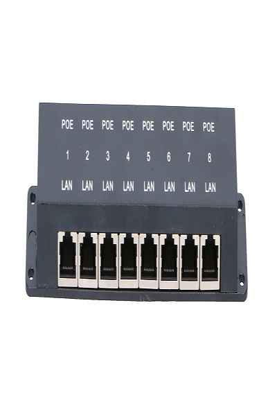 Injecteur PoE 8 ports 100 Mbit/s 24 V Extralink