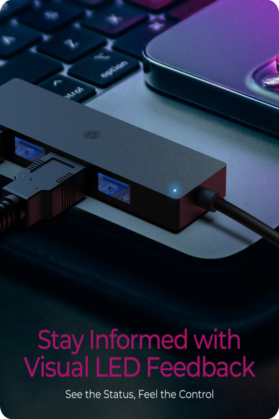 ICY BOX IB-HUB1424-C3 USB-C/A Hub - IB-HUB1424-C3