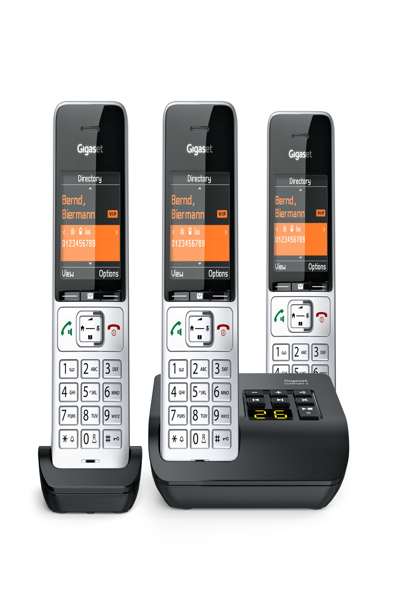 Gigaset Comfort 500A Trio Silver/Black Phone - L36852-H3023-B111