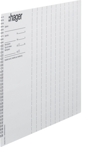 Hager ZZ90B, paquet de 10