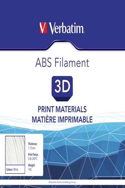 Verbatim White - 1 kg - ABS-filament (3D) - 55011
