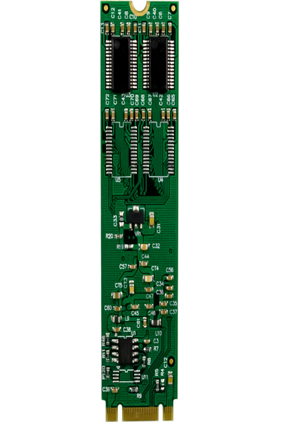 Carte d'interface InLine M.2 vers 2x série 9 broches
