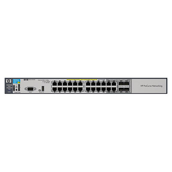 HP Switch 100Mbit, 20xTP, 1000Mbit, 4xTP/SFP-Slot, 3500-24P - J9471A