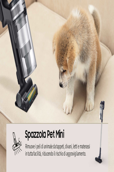 Samsung VS15A60AGR5 Stick Vacuum Black/Silver - VS15A60AGR5/WA