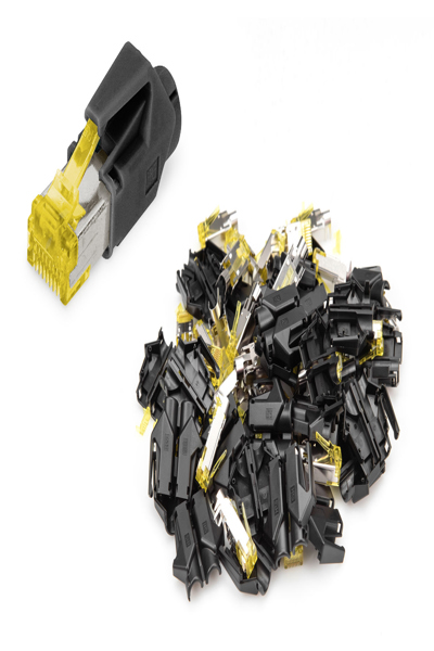 DIGITUS Hirose modular plugs TM31 for round cable, CAT 6A - 10 pieces - A-MO6A-8-8-HRS-10