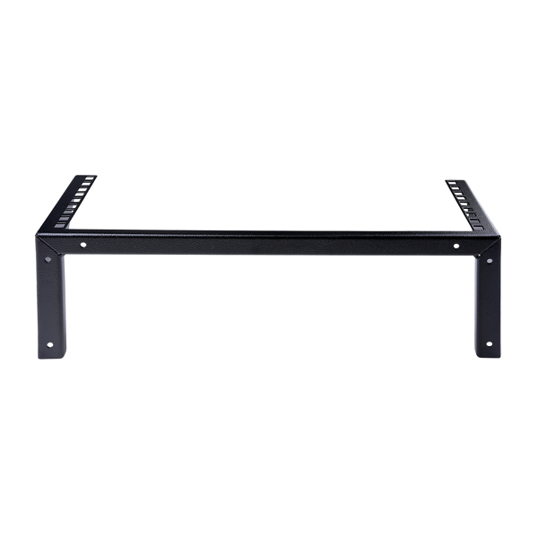 StarTech 3U 19in Steel Vertical Wall Mount Equipment Rack Bracket - 3U - Wall mounted rack - 56.7 kg - Black - Steel - Open - RK319WALLV