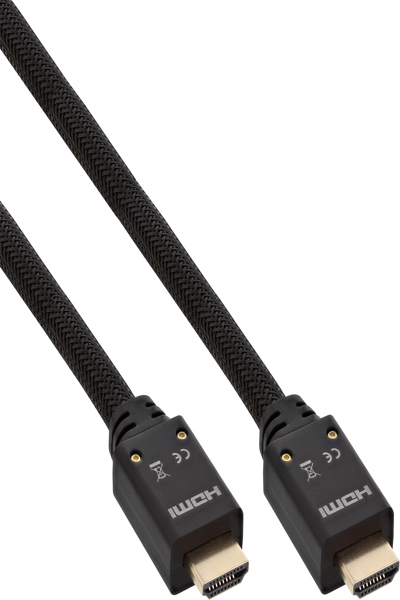 Câble actif HDMI en ligne M/M tressé en nylon 10 m