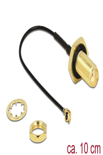 Delock Antennkabel - SMA (hona) till I-PEX (hane) - 88965