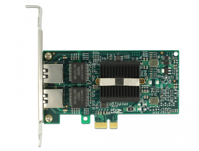 Delock PCIe card > 2 x Gigabit LAN - network adapter - 89944