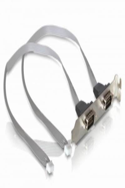 Delock Serial panel - DB-9 (M) to 10 PIN IDC (F) - 41791