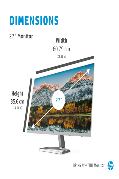 HP 27 L M27fw 27" bildskärm - 2H1A4AA#ABB