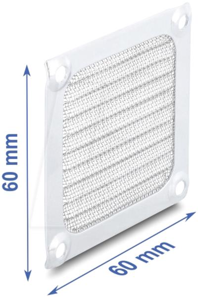 Delock Fan Grille 60 x Aluminum - Fan - 67455