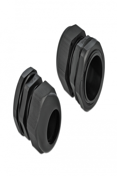 Delock PG25 - Cable gland - black (pack of 10) - 60224