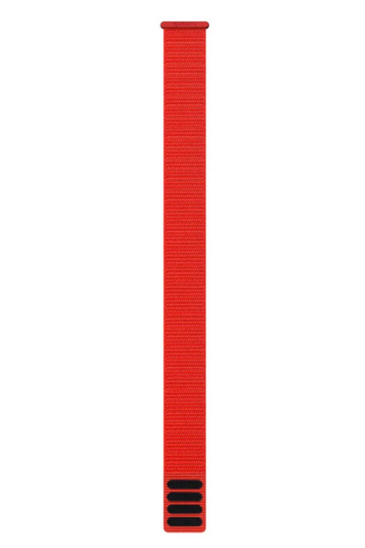 Bracelet Garmin UltraFit 26 mm Nylon Rouge Flamme
