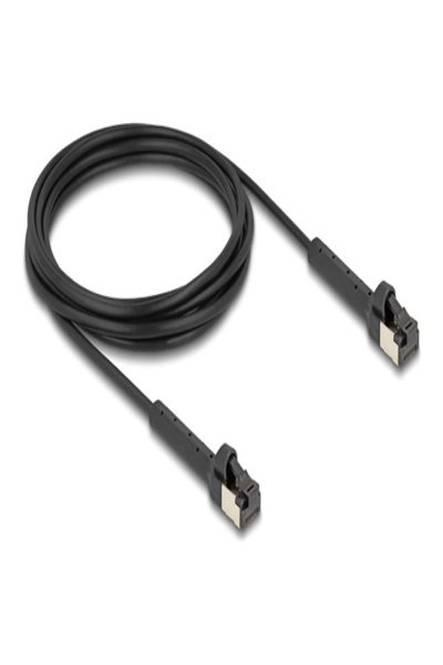 Câble patch Delock - RJ-45 (M) coudé jusqu'à 60° vers RJ-45 (M) coudé jusqu'à 60°