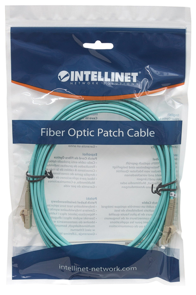 Intellinet Fiber Optic Patch Cable OM3 LC/LC 2m - 750134