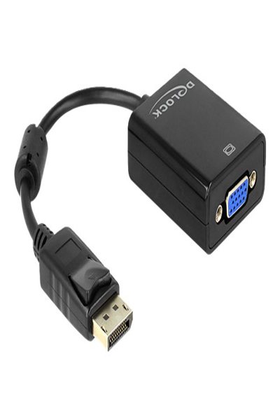 Delock Adapter Displayport male > VGA 15 pin female - 61848