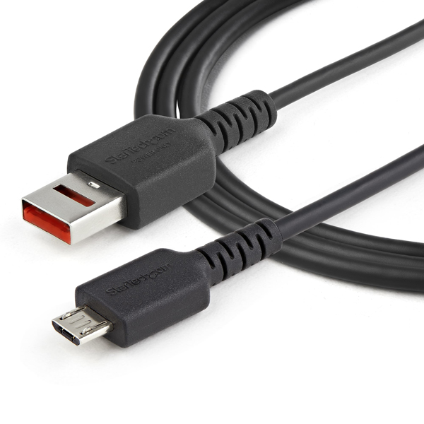 1m Secure Charging Cable USB-A to Micro USB - USBSCHAU1M