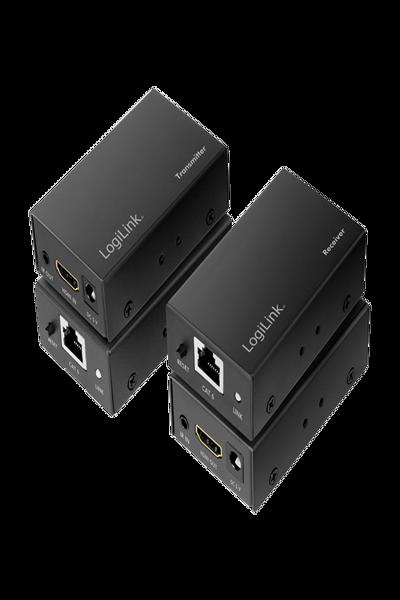 LogiLink HDMI Extender Set 60m 1080p/60Hz POE IR - HD0023