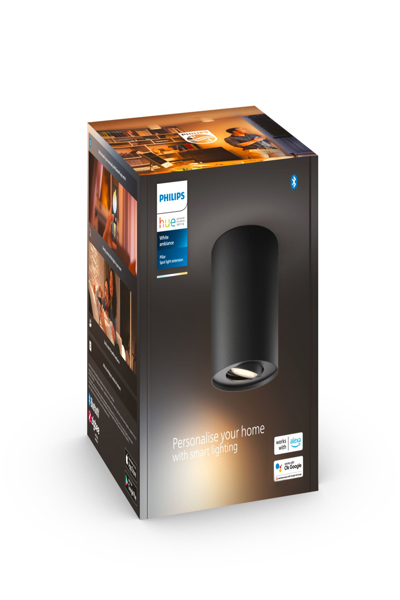 Spot Signify Hue Pillar 1x350lm White Ambiance