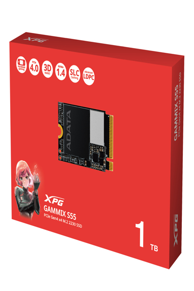 SSD M.2 PCIe Gen4 2230 ADATA XPG GAMMIX S55 1 To