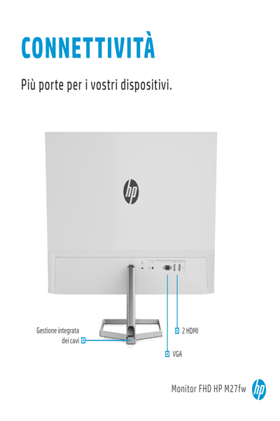 HP 27 L M27fw 27" bildskärm - 2H1A4AA#ABB