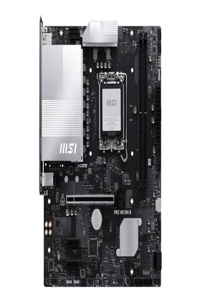 MSI PRO H810M-B/H810//SATA3/M.2/USB3.1/PCIe5.0/s.1851/M-Atx - Motherboard - Intel Socket 1851 (Core Ultra 100&200) - PRO H810M-B