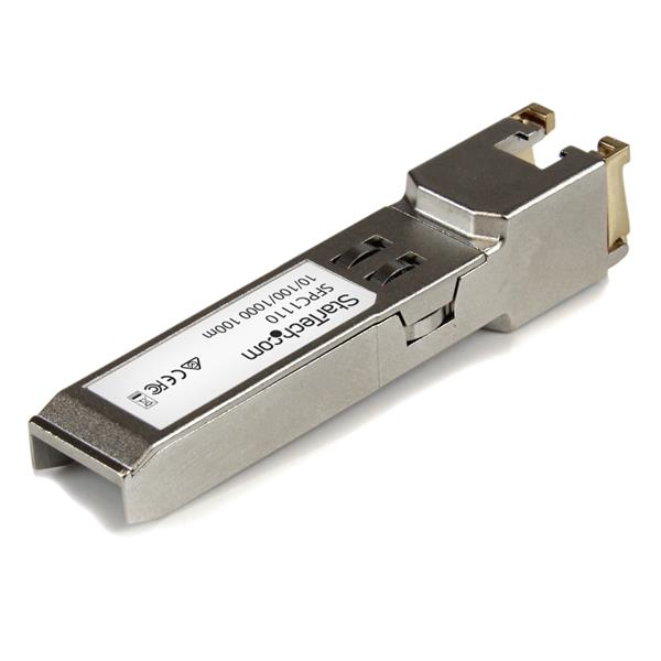 StarTech Cisco SFP-GE-T Compatible SFP Transceiver Module - 1000BASE-T - Copper - 1250 Mbit/s - SFP - SFP - 100 m - IEEE 802.3ab - SFPC1110
