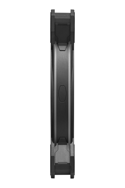 Cooler Master MasterFan MF120 Halo² 3in1. Type: Fan, Fan diameter: 12 cm, Rotational speed (min): 0 RPM, Rotational speed (max): 2050 RPM, Maximum air pressure: 2.89 mmH2O, Bearing type: Rifle bearing. Product colour: Black - MFL-B2DN-213P2-R2