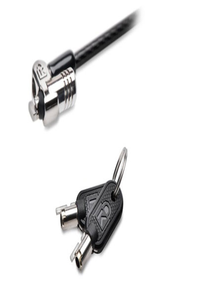 Kensington MicroSaver 2.0 Keyed Laptop Lock (25 Pack) - Master Keyed FT - Key - Steel - Black - Silver - K65042EUM