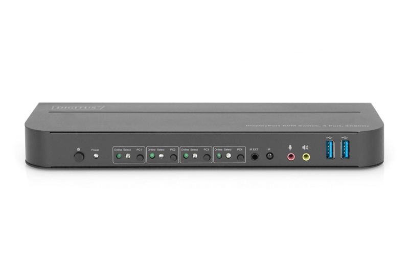 DIGITUS 4-ports DP/HDMI KVM 4K60 - DS-12890