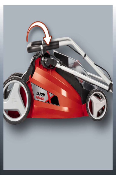 Einhell GE-CM 43 Li M Kit - Push Lawn Mower - 43cm - 2.5cm - 7.5cm - 600m² - 3413130
