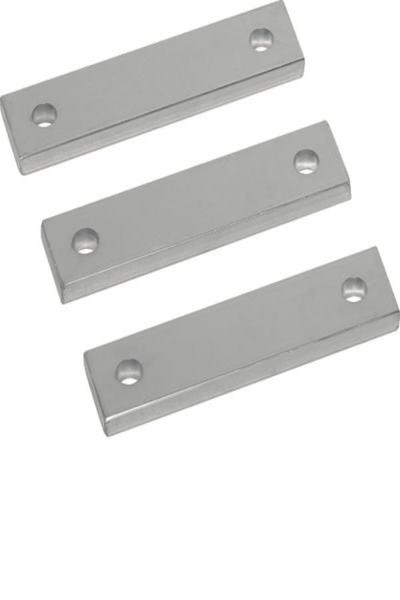 Kit de rails Hager 3xCu universUM40V4 support convertisseur 40x10x170mm étamé