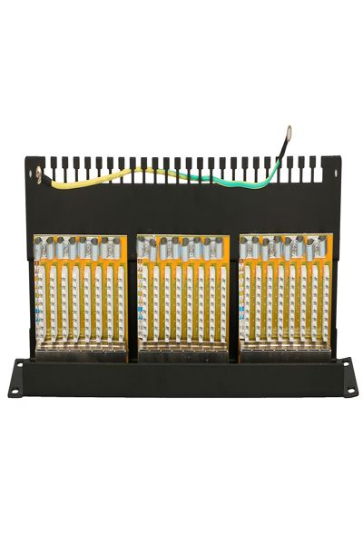 Panneau de brassage Extralink CAT5E STP V2 24 ports noir