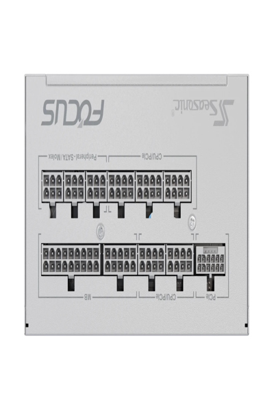 Seasonic nätaggregat 850W Focus-GX-850 ATX3 Modular Gold W - Nätaggregat - ATX - FOCUS-GX-850-V4-WHITE