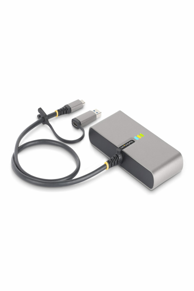 StarTech.com 2-Port USB-C/A Hub with GbE RS232 - 5G2A1SGBB-USB-C-HUB