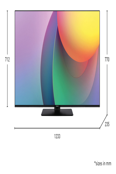 Panasonic TB-55W60AEZ, 139.7 cm (55"), 3840 x 2160 pixels, LED, Smart TV, Wi-Fi, Black - TB-55W60AEZ