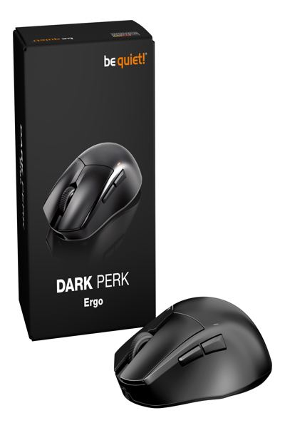 Be Quiet! Dark Perk Ergo Gaming Mouse Wireless Black - Mouse - Optical